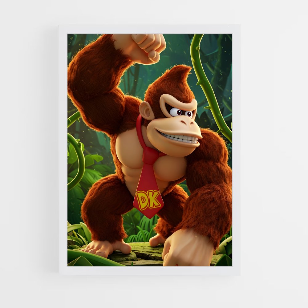 Poster King of the Jungle – affiche Mario (vue 3)